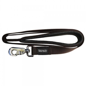 Prestige SOFT PADDED LEASH 1" x 4' Brown (122cm) - Click for more info